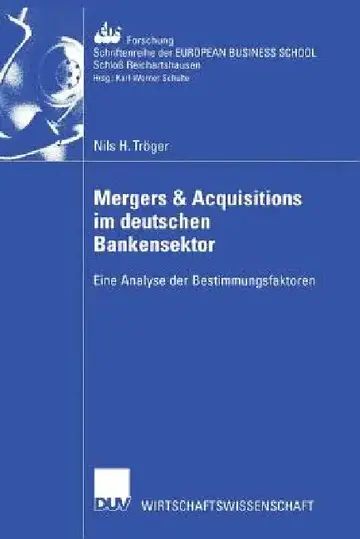Cover of Mergers & Acquisitions Im Deutschen Bankensektor