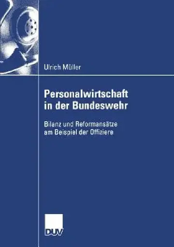 Cover of Personalwirtschaft in Der Bundeswehr