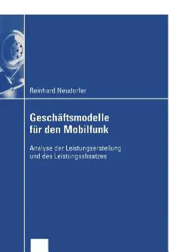 Cover of Geschäftsmodelle Für Den Mobilfunk