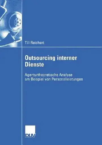 Cover of Outsourcing Interner Dienste