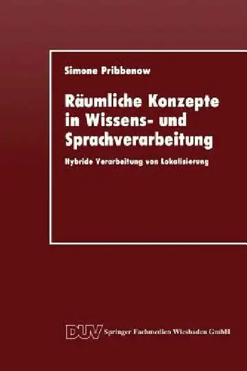 Cover of Räumliche Konzepte in Wissens- Und Sprachverarbeitung