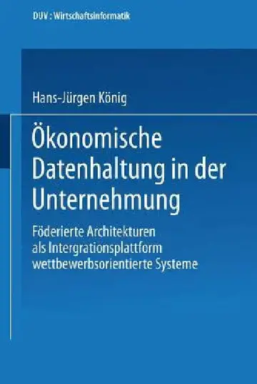 Cover of Ökonomische Datenhaltung in Der Unternehmung