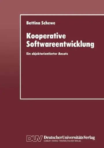 Cover of Kooperative Softwareentwicklung