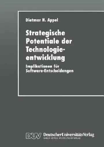 Cover of Strategische Potentiale Der Technologieentwicklung