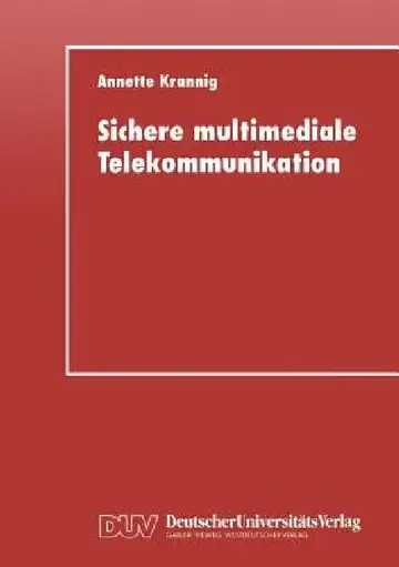 Cover of Sichere Multimediale Telekommunikation