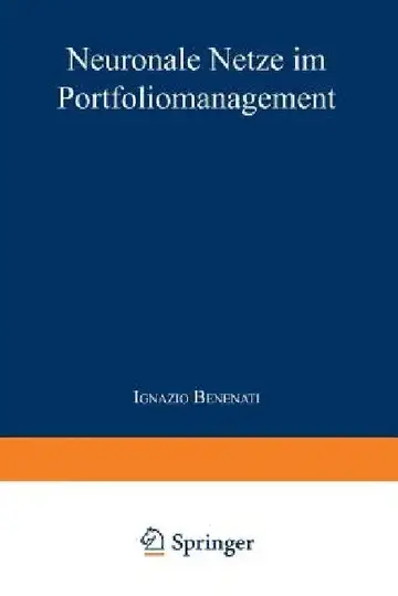 Cover of Neuronale Netze Im Portfoliomanagement