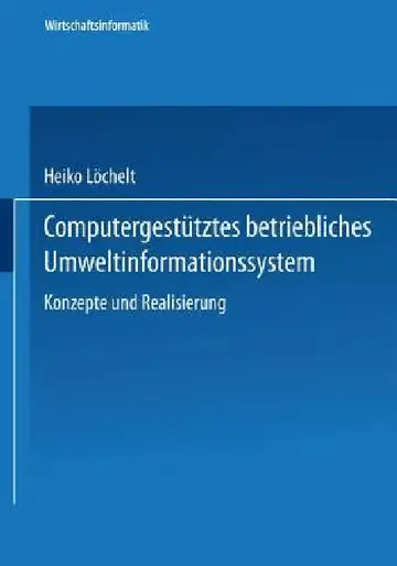 Cover of Computergestütztes Betriebliches Umweltinformationssystem