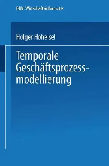 Cover of Temporale Geschäftsprozessmodellierung