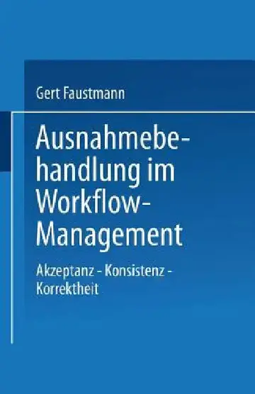 Cover of Ausnahmebehandlung Im Workflow-Management