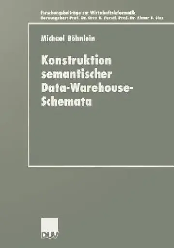 Cover of Konstruktion Semantischer Data-Warehouse-Schemata