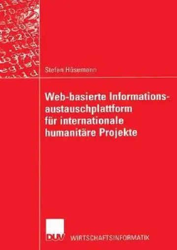 Cover of Web-Basierte Informationsaustauschplattform Für Internationale Humanitäre Projekte