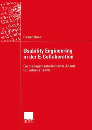 Cover of Usability Engineering in Der E-Collaboration