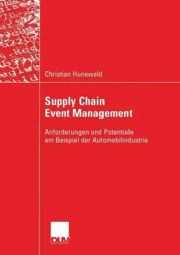 Cover of Supply Chain Event Management