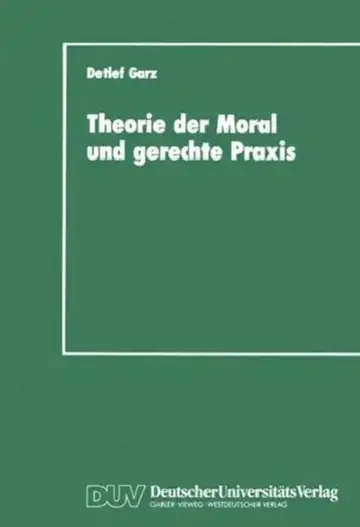 Cover of Theorie Der Moral Und Gerechte PRAXIS