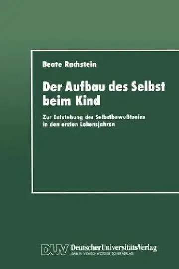 Cover of Der Aufbau Des Selbst Beim Kind