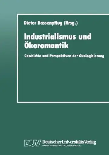 Cover of Industrialismus Und Ökoromantik