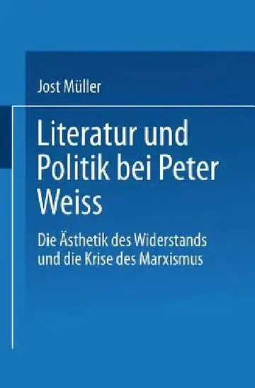 Cover of Literatur Und Politik Bei Peter Weiss