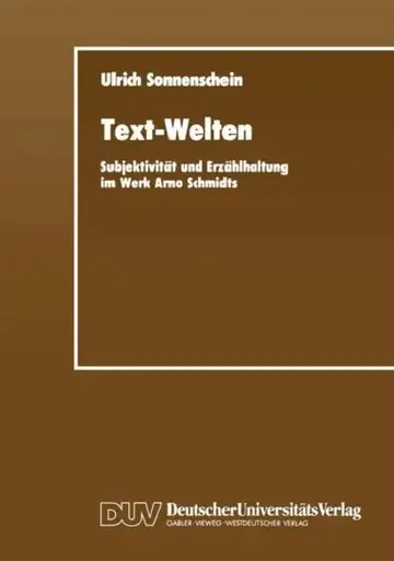 Cover of Text-Welten