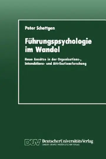 Cover of Führungspsychologie Im Wandel