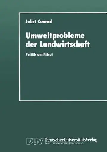 Cover of Umweltprobleme Der Landwirtschaft