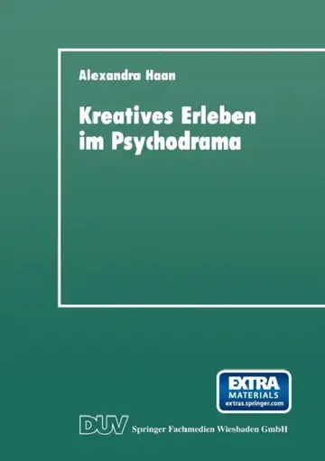 Cover of Kreatives Erleben Im Psychodrama