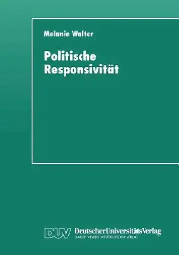 Cover of Politische Responsivität