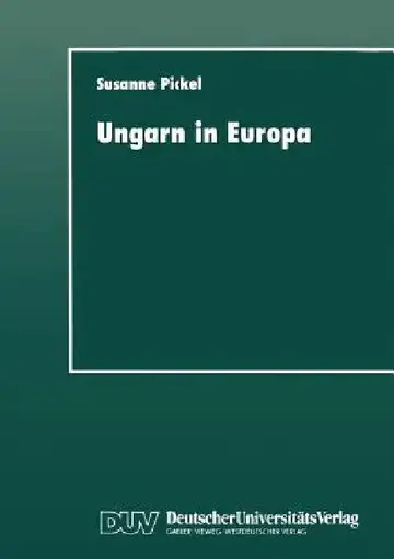 Cover of Ungarn in Europa