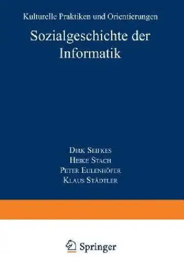 Cover of Sozialgeschichte Der Informatik