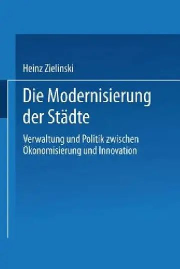 Cover of Die Modernisierung Der Städte