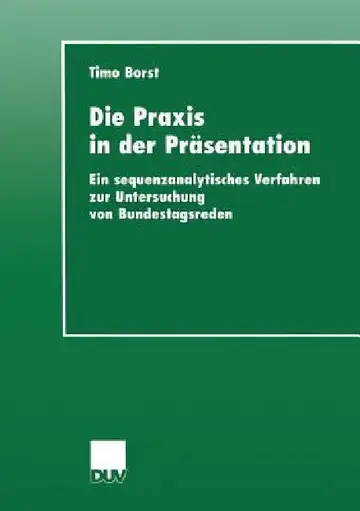 Cover of Die PRAXIS in Der Präsentation