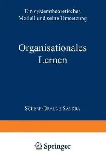 Cover of Organisationales Lernen