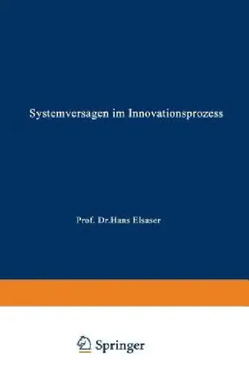 Cover of Systemversagen Im Innovationsprozess