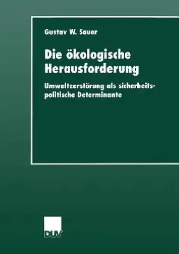 Cover of Die Ökologische Herausforderung