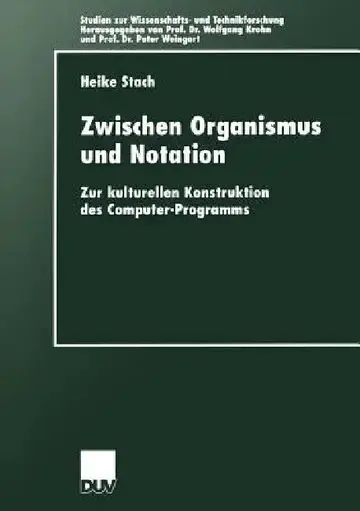 Cover of Zwischen Organismus Und Notation