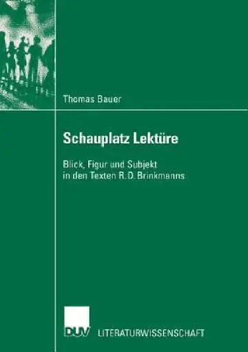 Cover of Schauplatz Lektüre