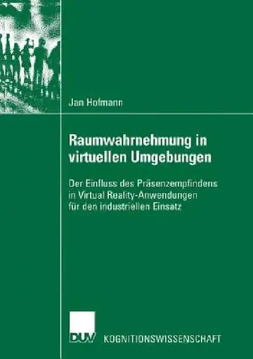 Cover of Raumwahrnehmung in Virtuellen Umgebungen
