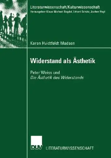 Cover of Widerstand ALS Ästhetik