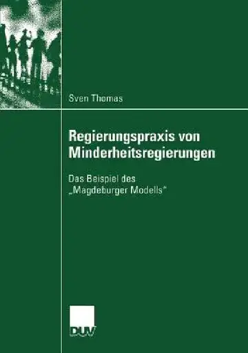 Cover of Regierungspraxis Von Minderheitsregierungen