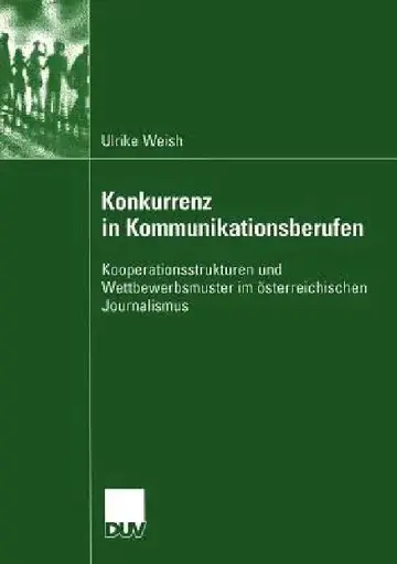 Cover of Konkurrenz in Kommunikationsberufen