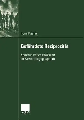 Cover of Gefährdete Reziprozität