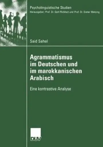 Cover of Agrammatismus Im Deutschen Und Im Marokkanischen Arabisch