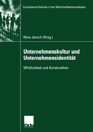 Cover of Unternehmenskultur Und Unternehmensidentität