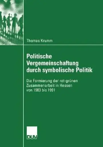 Cover of Politische Vergemeinschaftung Durch Symbolische Politik