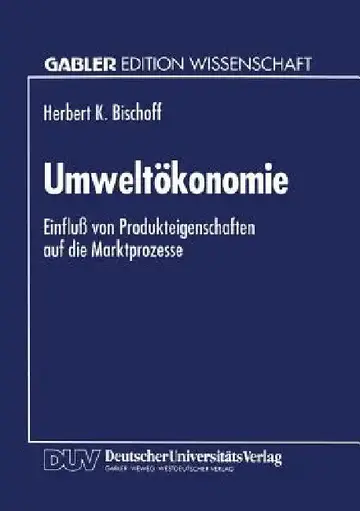 Cover of Umweltökonomie