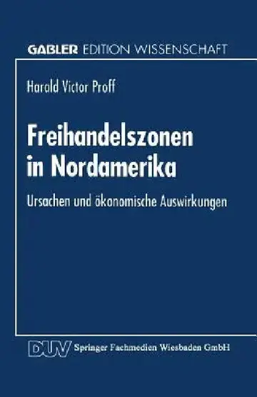 Cover of Freihandelszonen in Nordamerika
