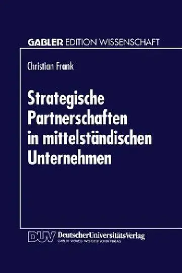 Cover of Strategische Partnerschaften in Mittelständischen Unternehmen