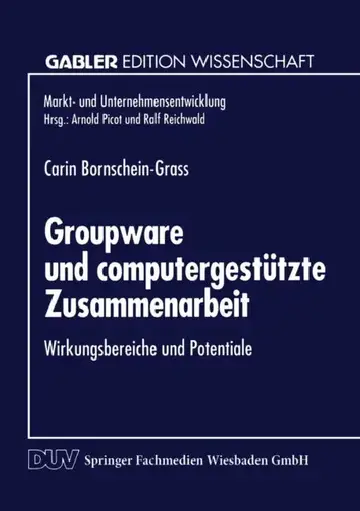 Cover of Groupware Und Computergestützte Zusammenarbeit