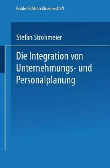 Cover of Die Integration Von Unternehmungs-Und Personalplanung