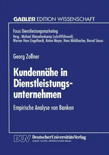 Cover of Kundennähe in Dienstleistungsunternehmen