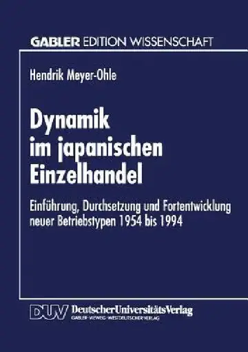 Cover of Dynamik Im Japanischen Einzelhandel
